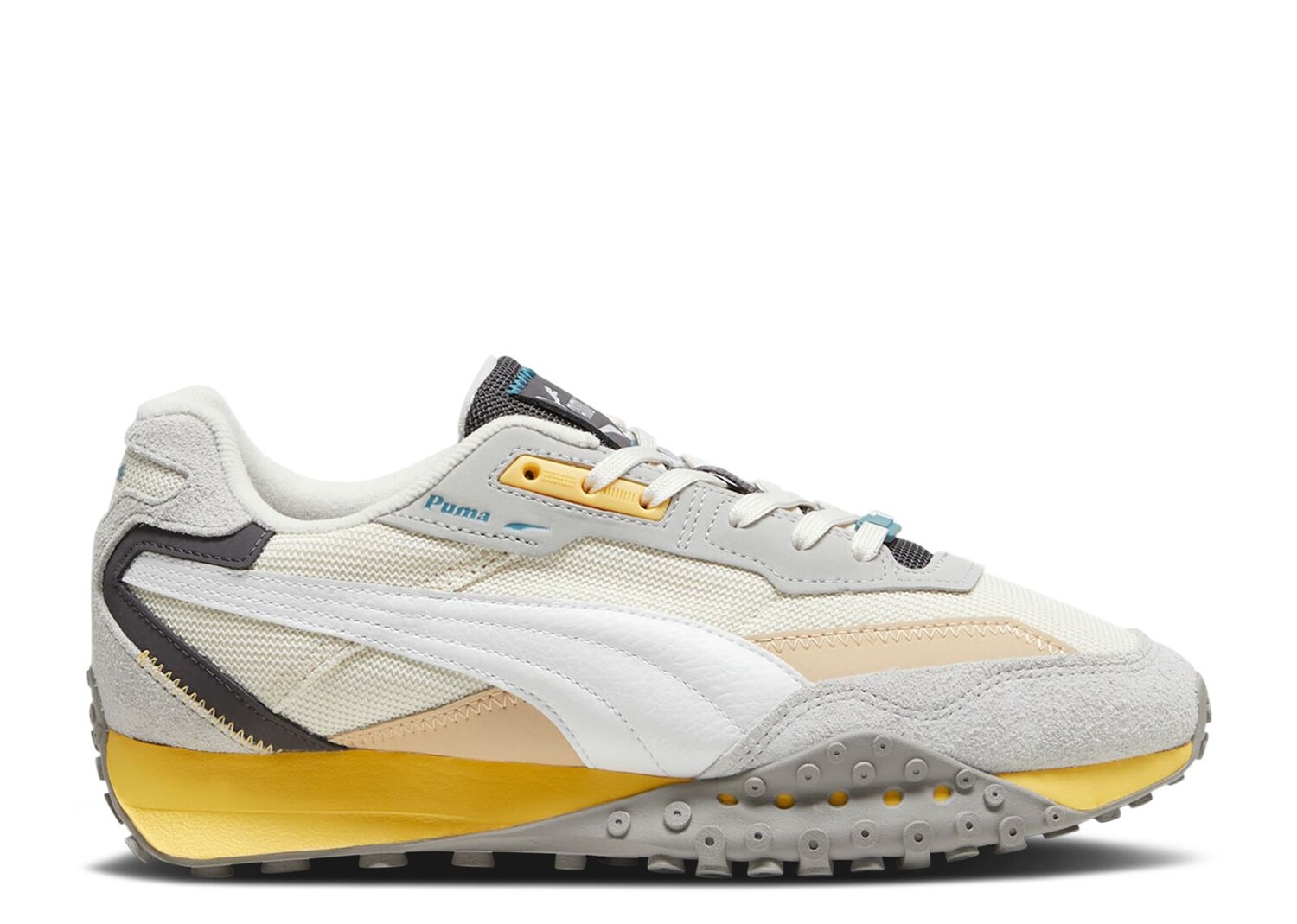 

Кроссовки Puma Blacktop Rider Premium 'Alpine Snow Yellow', кремовый, Бежевый;серый