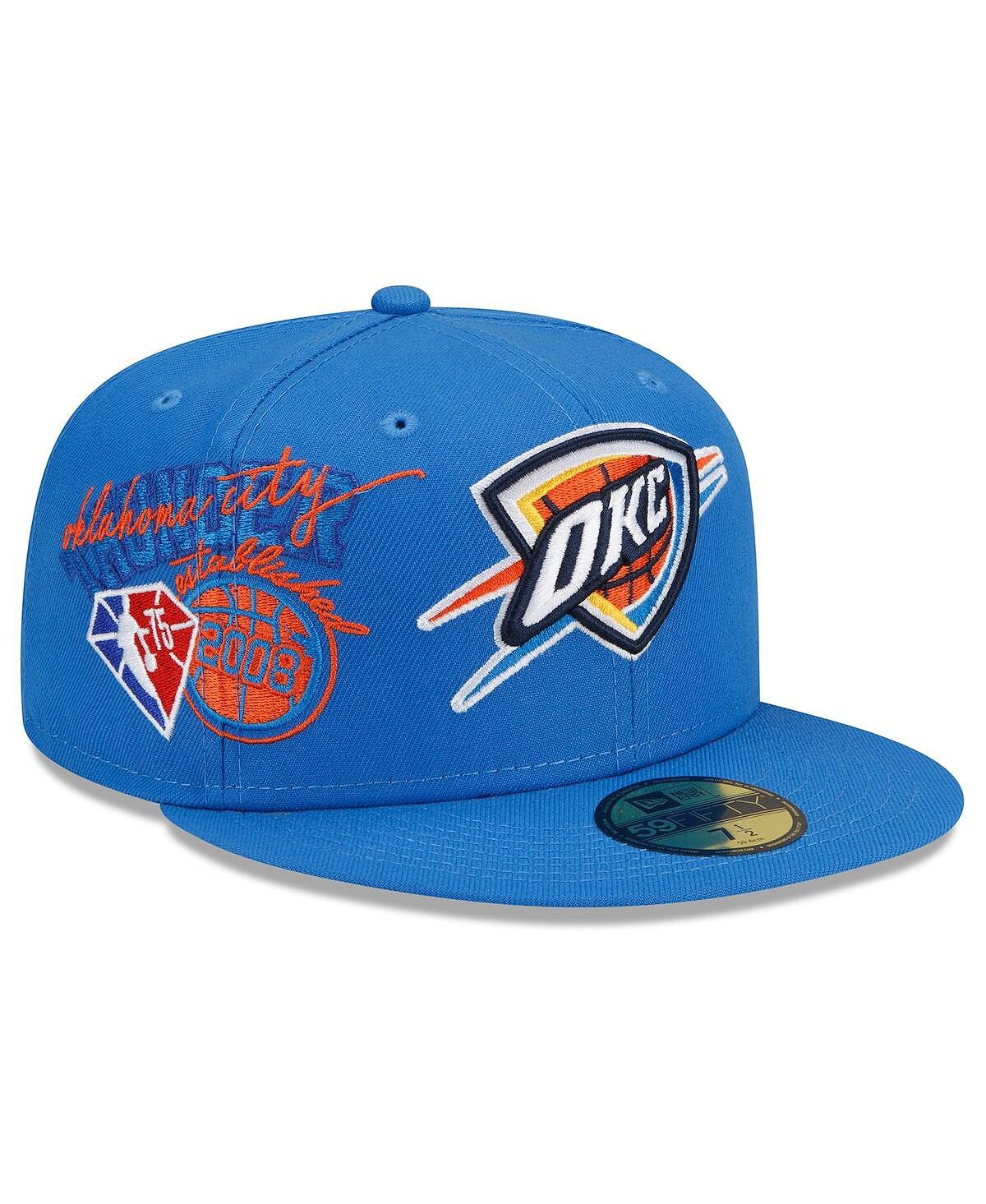 

Мужская синяя приталенная шляпа Oklahoma City Thunder Back Half 59FIFTY New Era