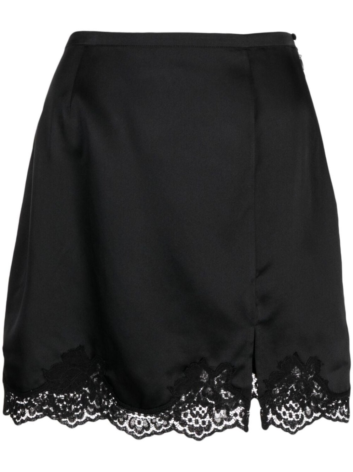 

Fleur Du Mal юбка с кружевным подолом, черный