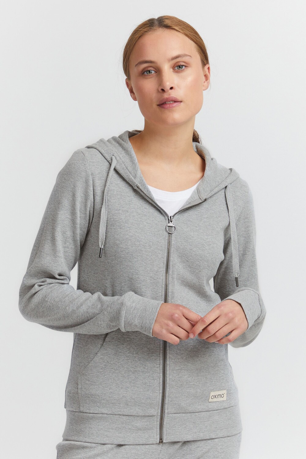 

Толстовка Oxmo Kapuzensweatjacke, серый