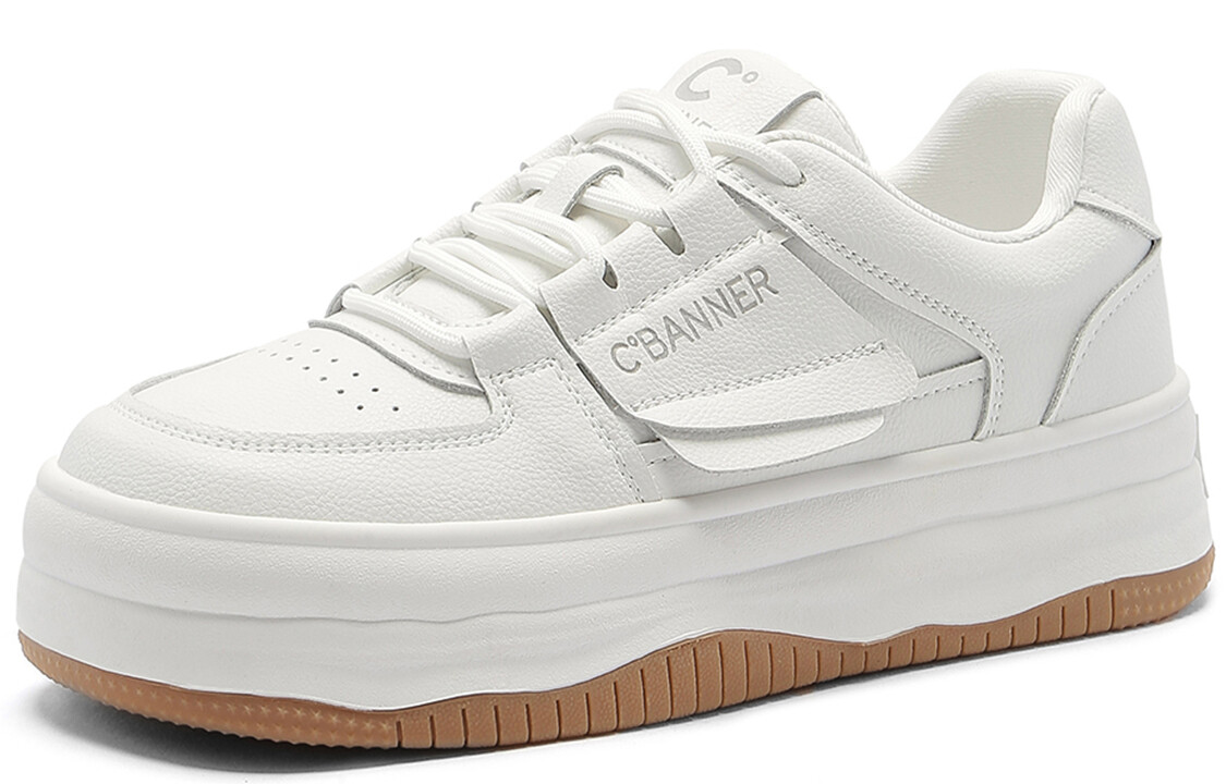 

Кроссовки C°BANNER Skateboarding Shoes Women's Low-top White, белый