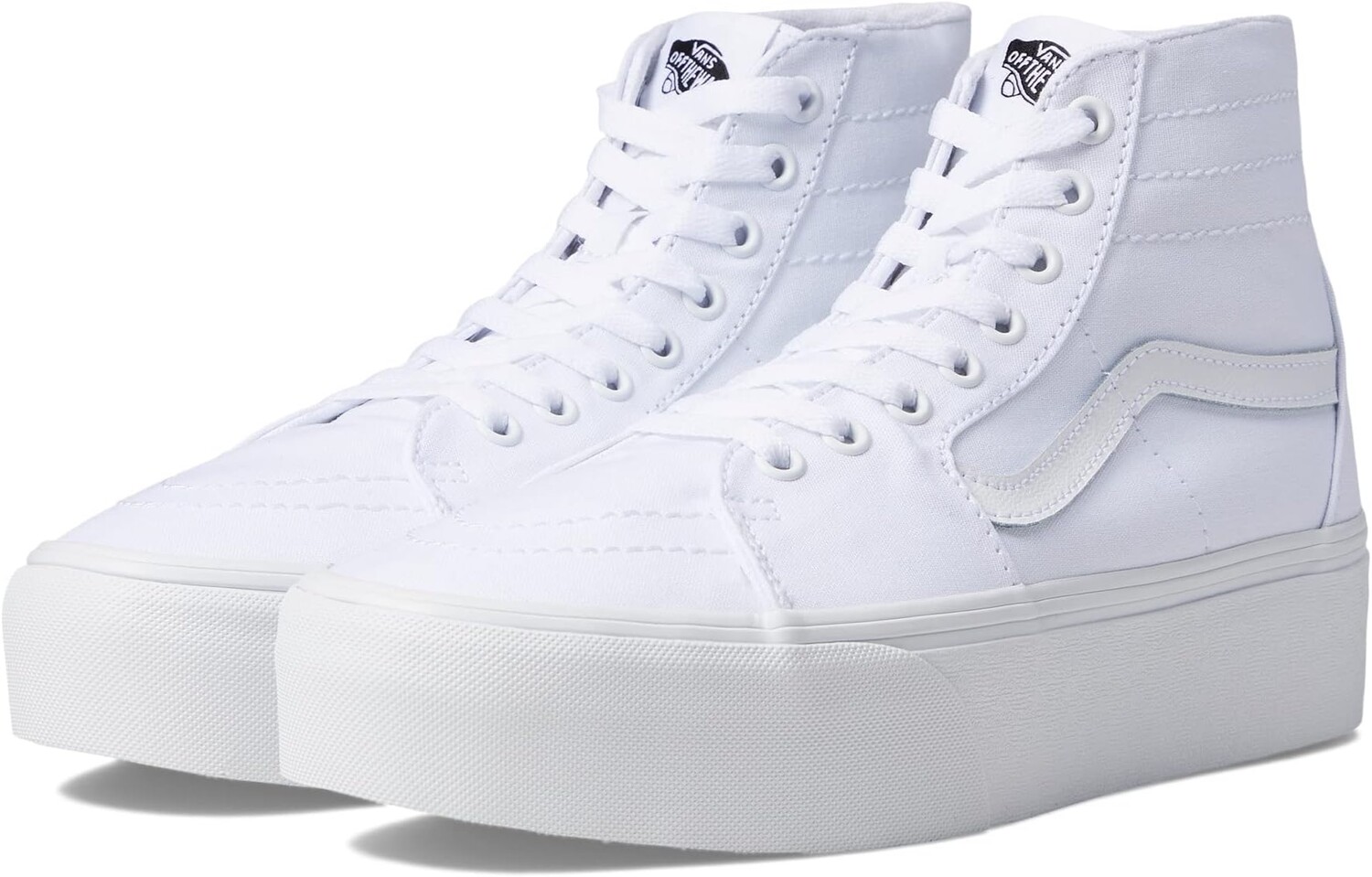 Кроссовки Sk8-Hi Tapered Stackform Vans, цвет Canvas True White кроссовки vans sk8 hi tapered vn0009qpw001 true white белый