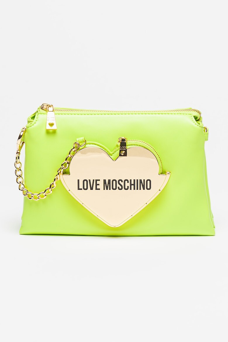 

Сумка из экокожи с портмоне Love Moschino, зеленый