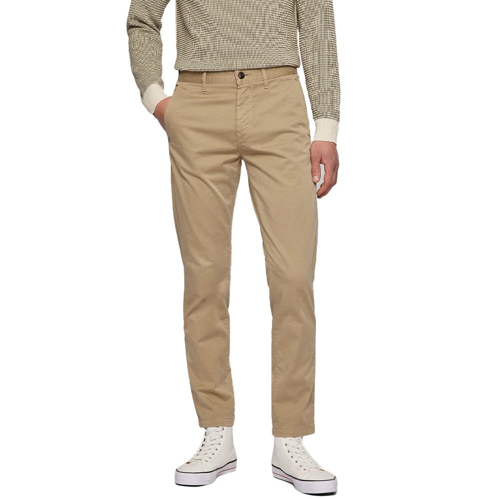 

Брюки BOSS Taber 1 D Chino, бежевый