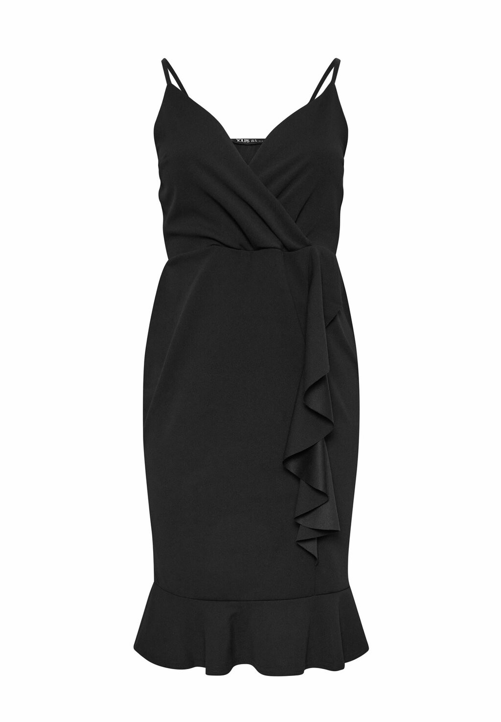 

Коктейльное платье RUFFLE Yours Clothing, антрацит