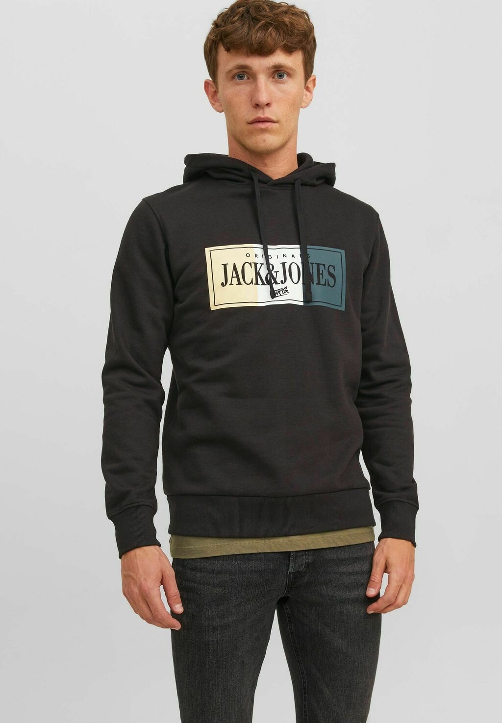 

Толстовка с капюшоном Jack & Jones, черный