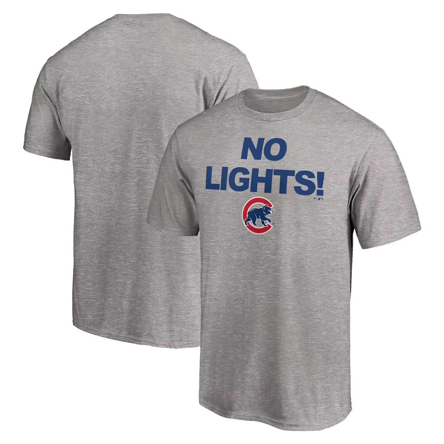 

Мужская серая футболка с логотипом Chicago Cubs Hometown Fanatics, Серый