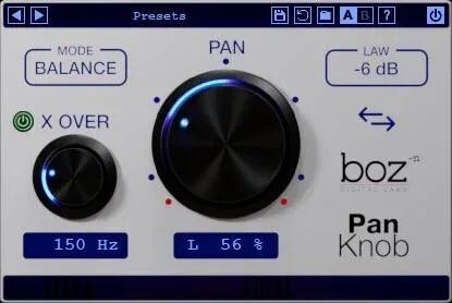 

Плагин Pan Knob от Boz Digital Labs