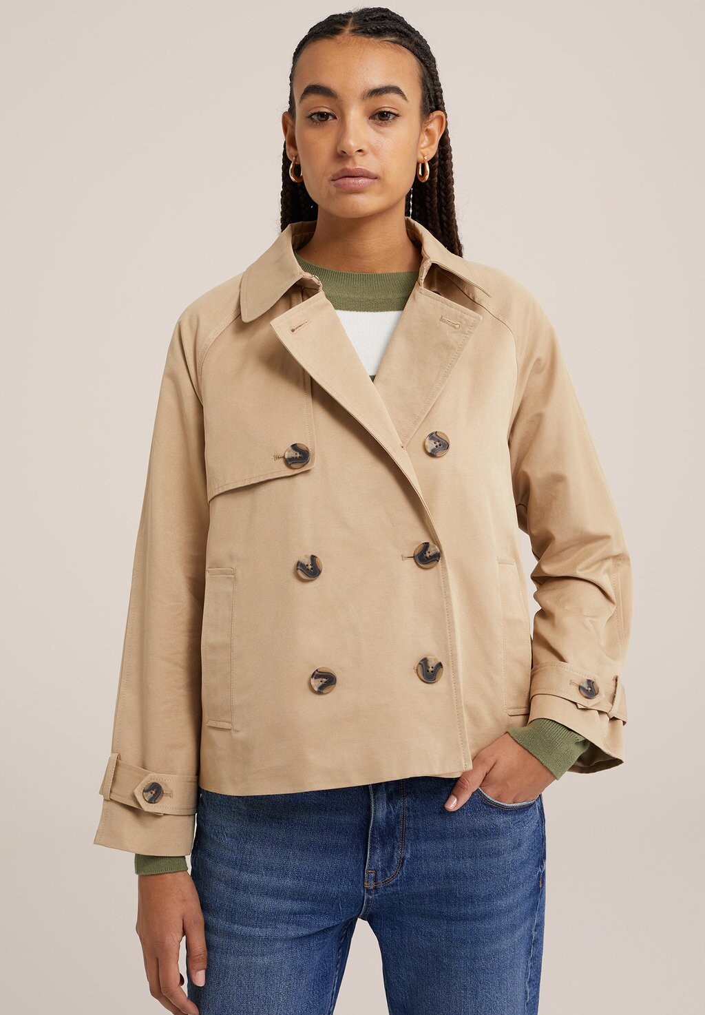 

Легкая куртка WE Fashion, цвет beige