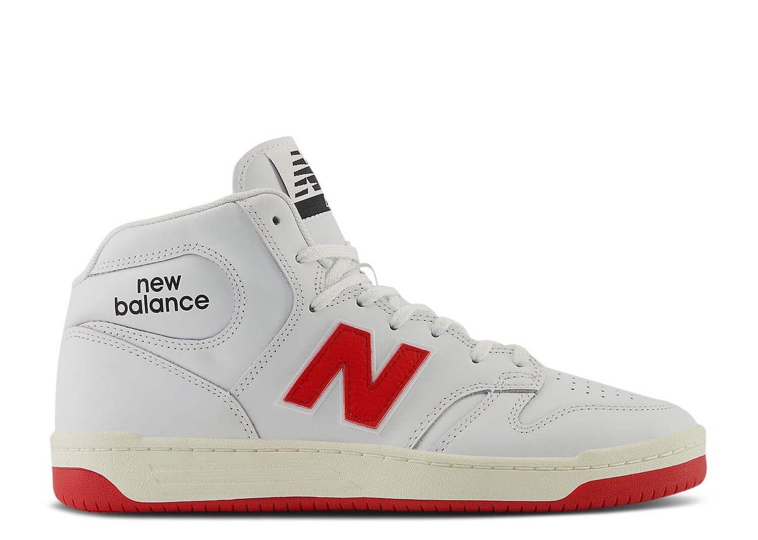 

Кроссовки New Balance Numeric 480 High 'White Red', белый