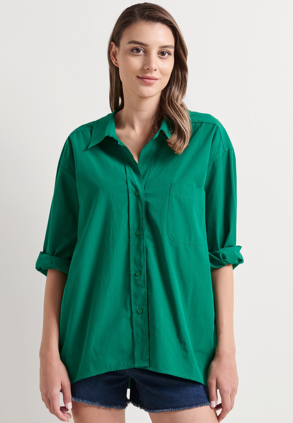 цена Блузка-рубашка Jimmy Key, цвет green