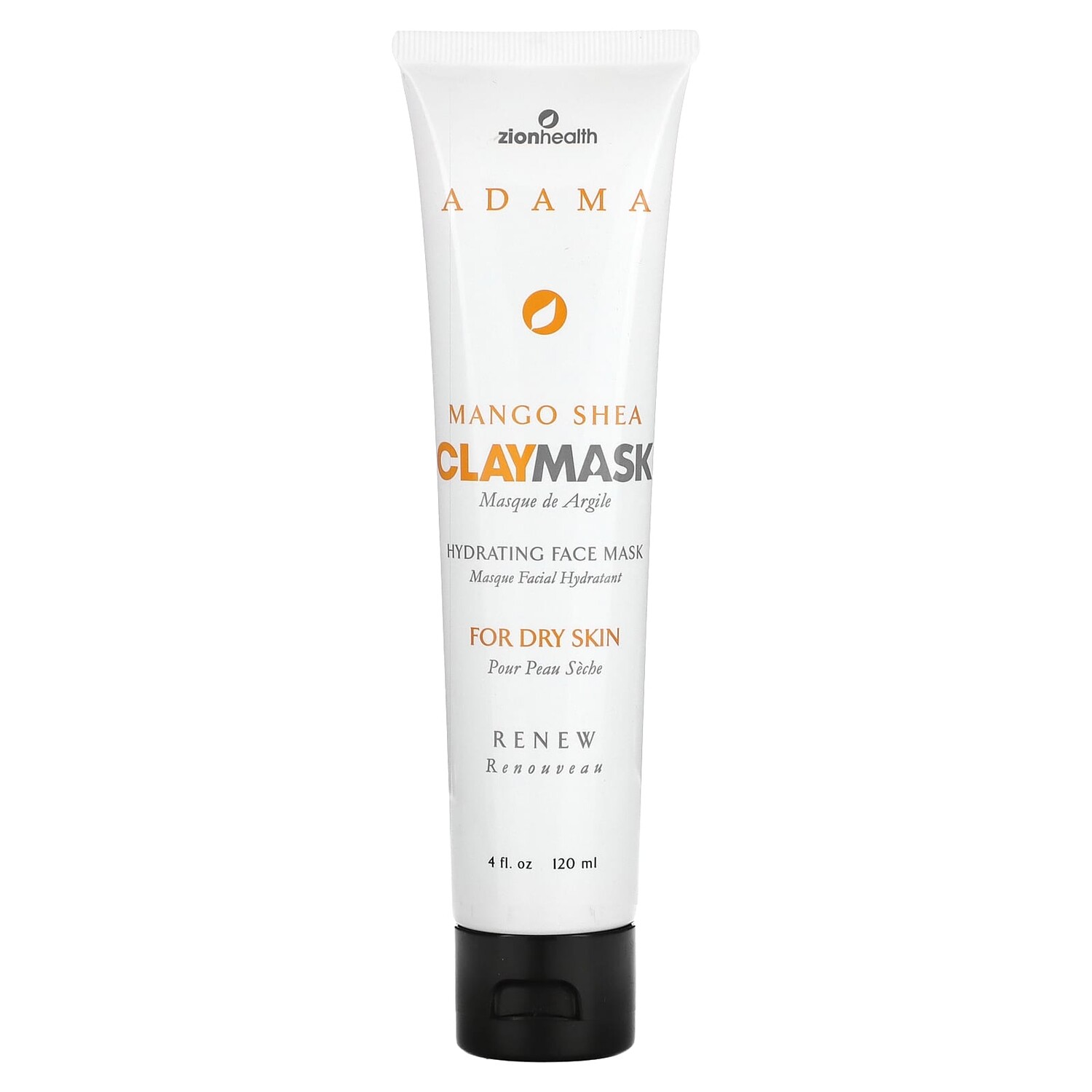 

Claymask, манго и ши, 120 мл (4 жидк. Унции), Zion Health