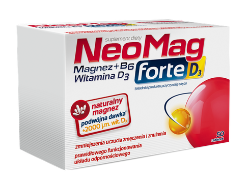 Neomag Forte D3 таблетки магния, 50 шт.