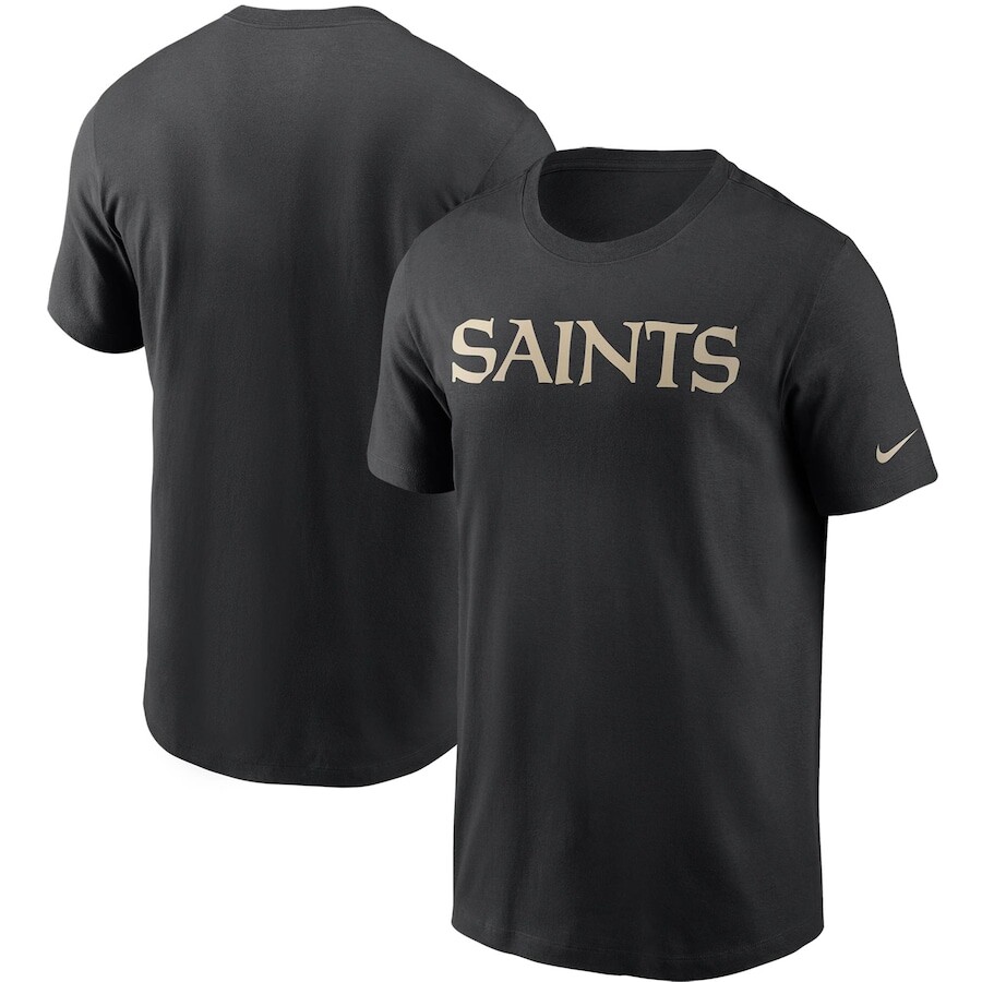 

Футболка с коротким рукавом Nike New Orleans Saints, черный