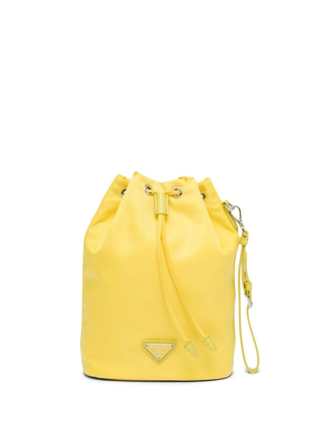 Prada сумка-ведро Re-Nylon размера мини, зеленый