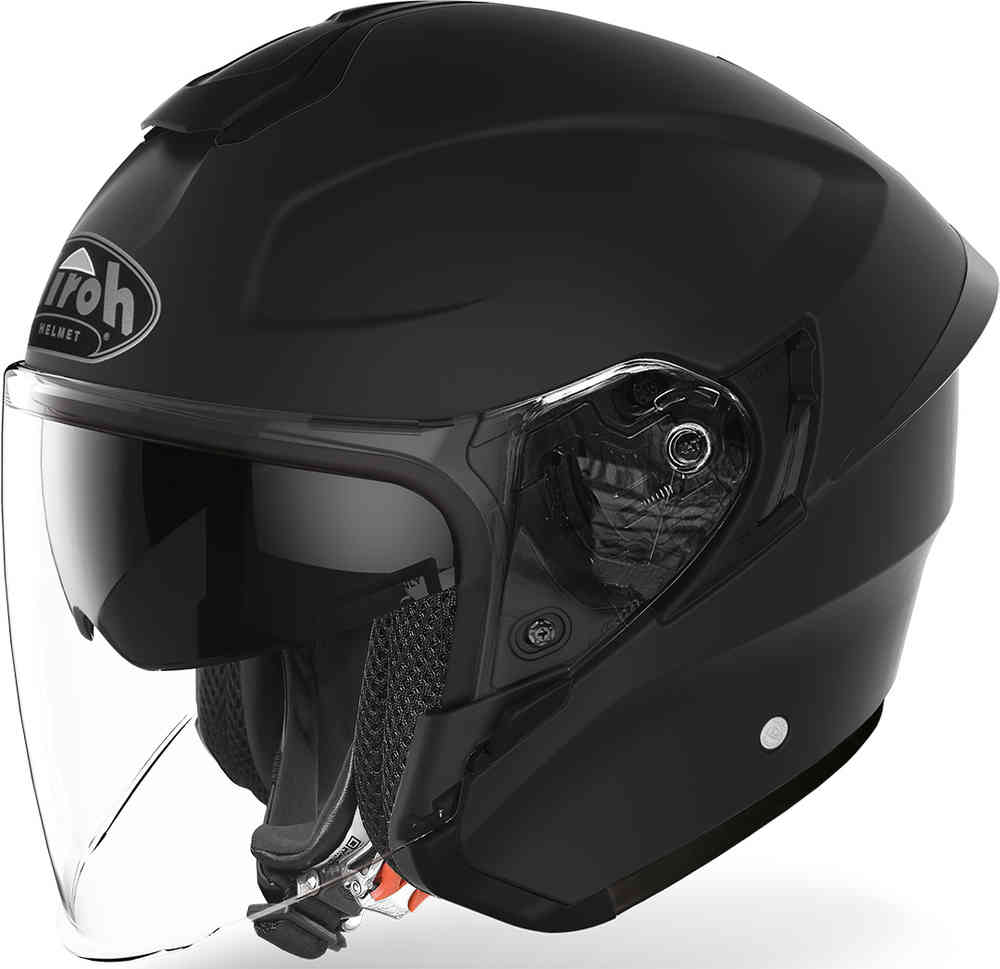 Цветной реактивный шлем H.20 Airoh, черный гаражный реактивный шлем airoh черный мэтт