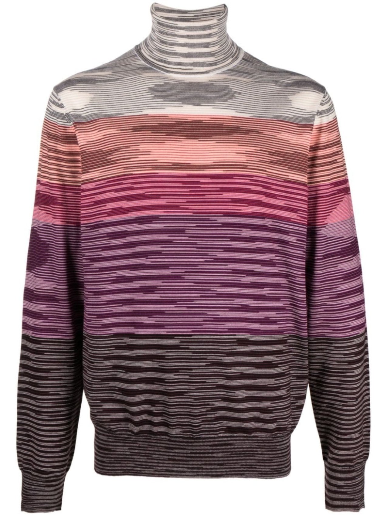 

Missoni шерстяной джемпер вязки интарсия, розовый