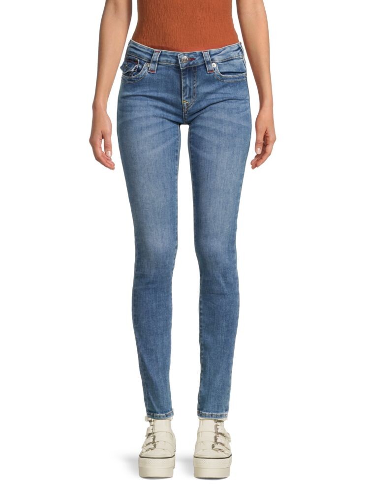 

Джинсы скинни Stella с низкой посадкой True Religion, цвет Medium Denim