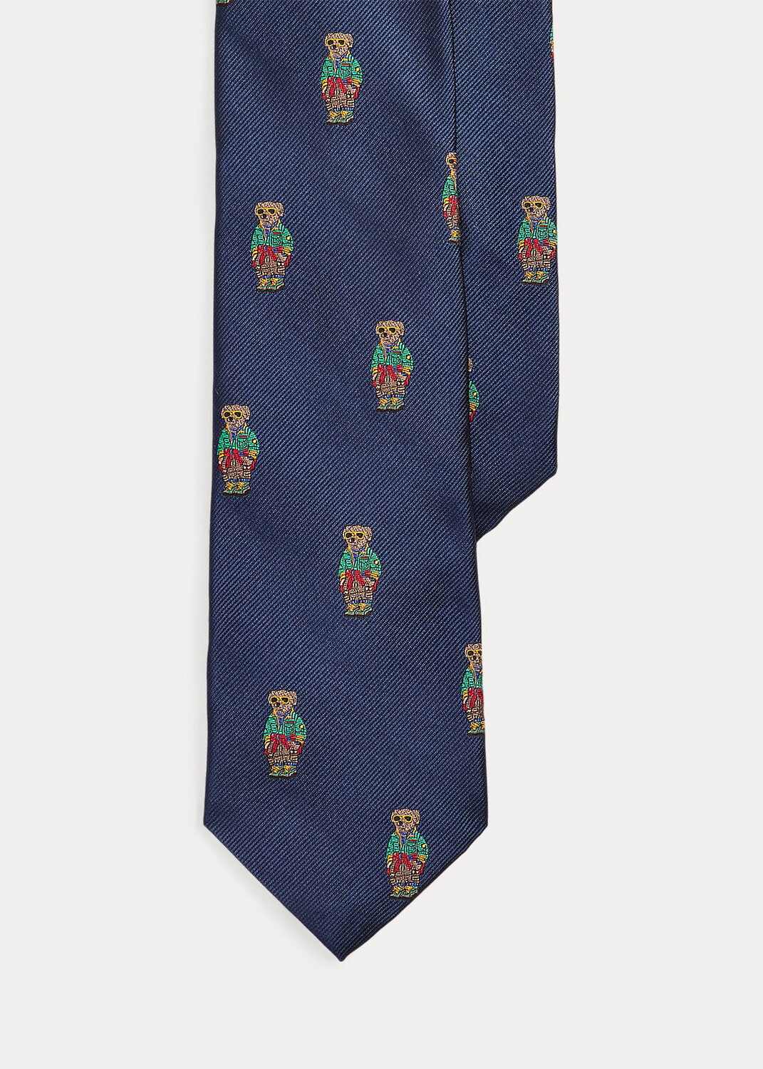 

Шелковый репсовый галстук Polo Bear