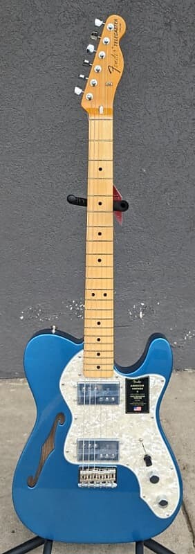 

Электрогитара Fender American Vintage II 1972 Telecaster Thinline, Lake Placid Blue w/Case