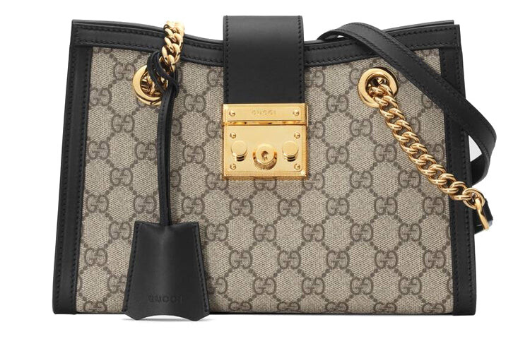 

Сумка GUCCI Padlock Series GG, серый/черный