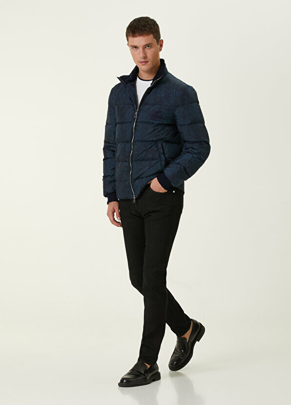 

Черные джинсовые брюки с вышитым логотипом Etro, Черный