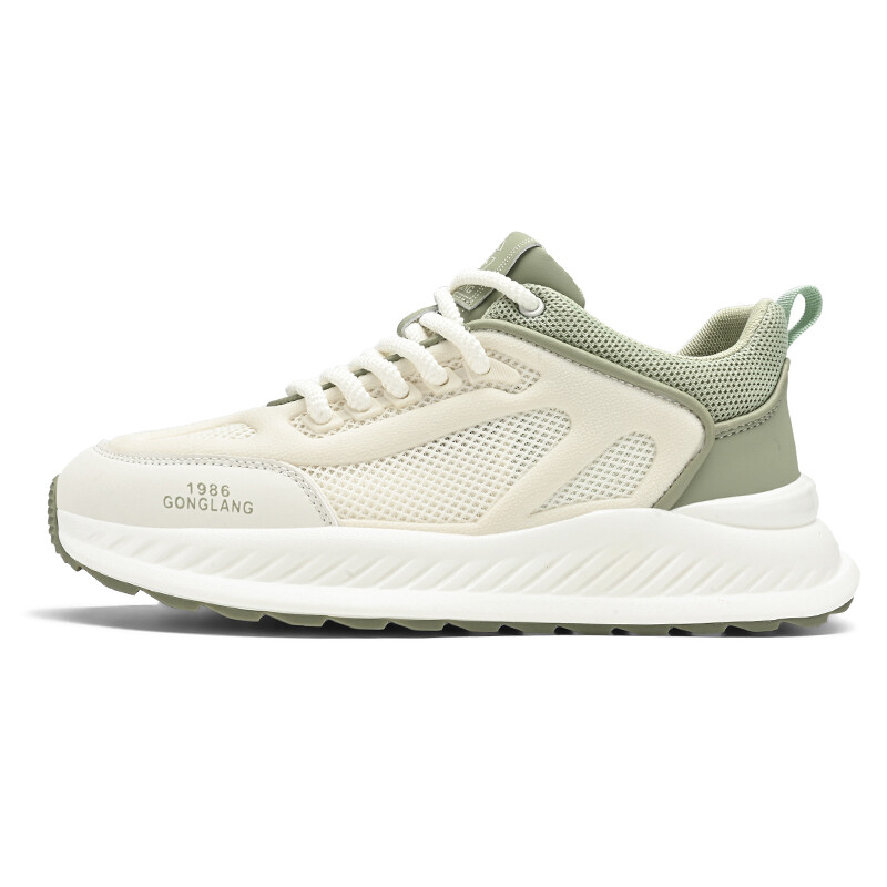 

Кроссовки мужские Lifestyle Shoes Men Low-Top Gonglangshijia, белый/коричневый