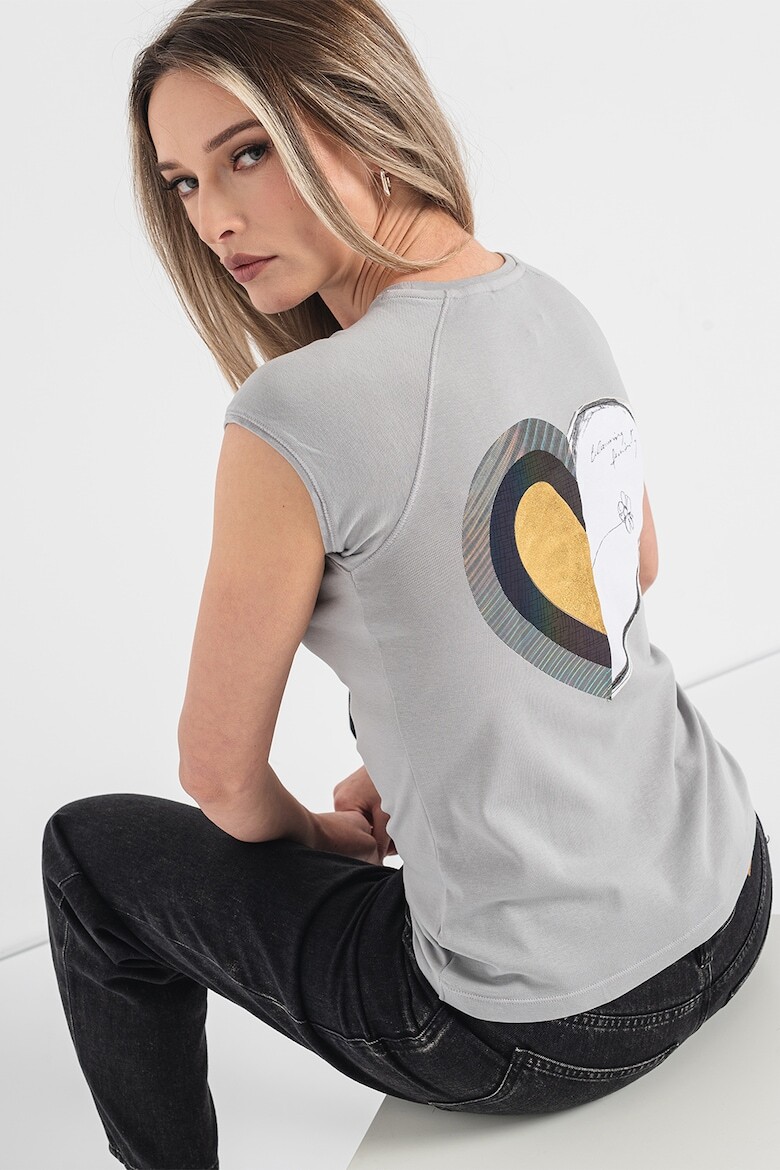 

Футболка с рукавами реглан Desigual, серый