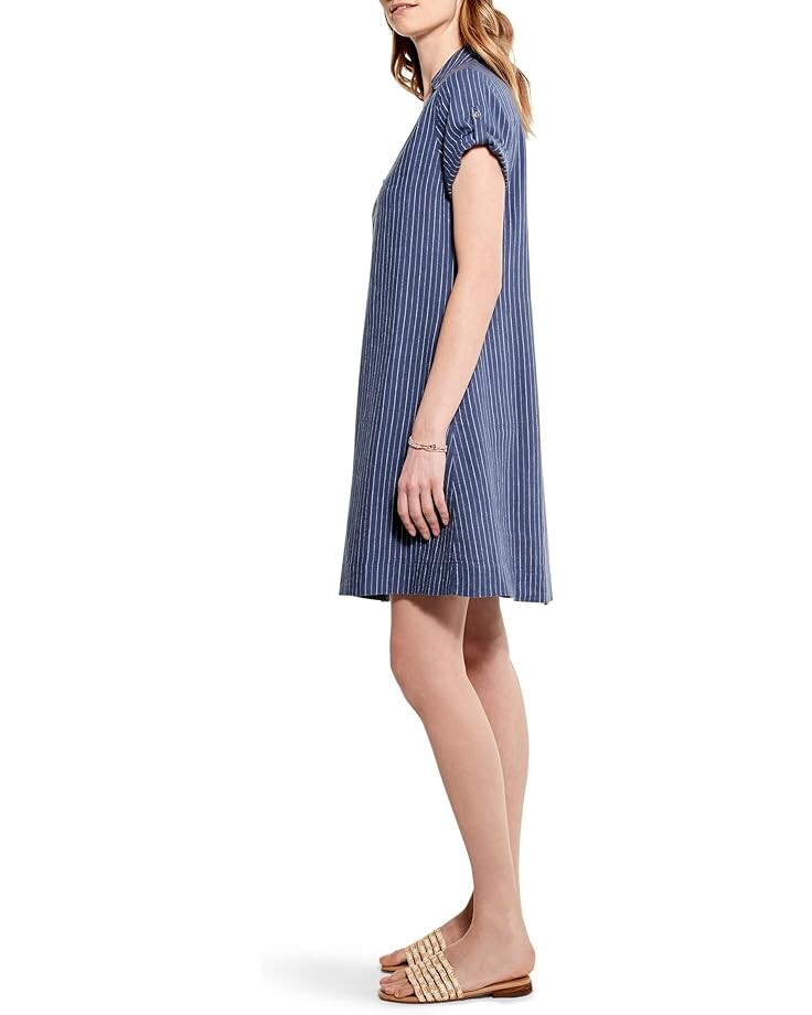 

Платье NIC+ZOE Petite Central Park Day Dress, синий мульти