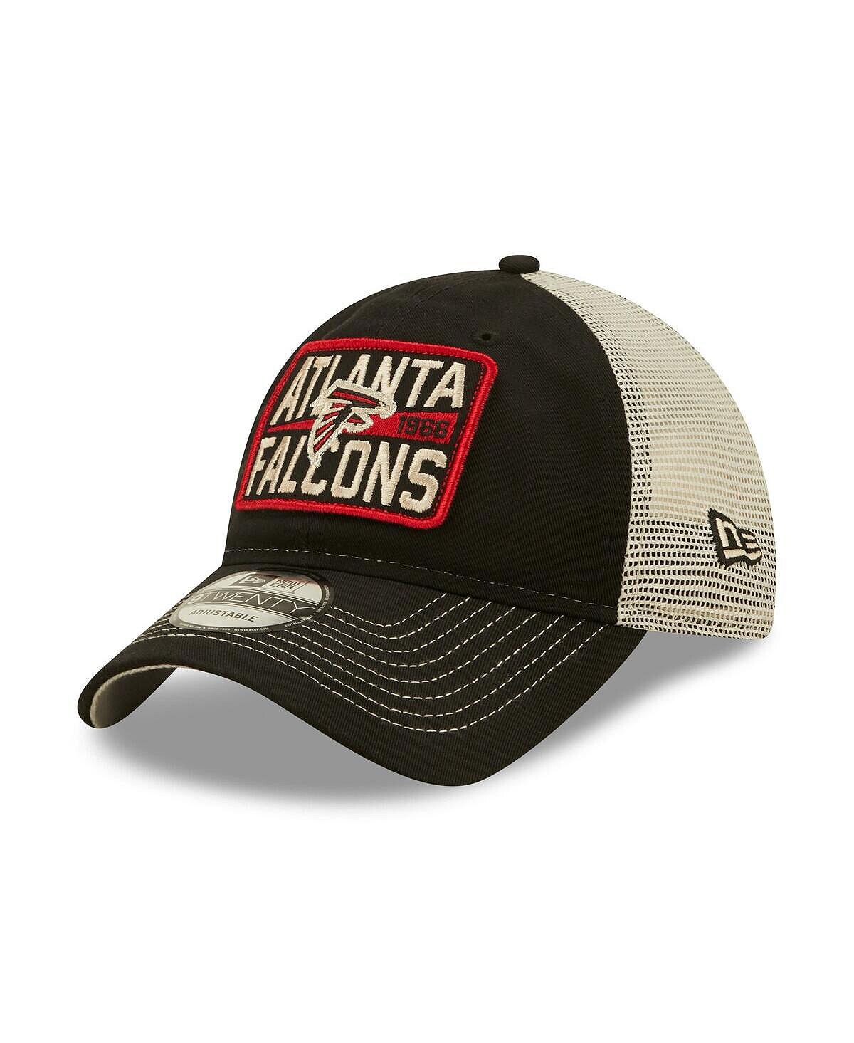 

Мужская черная натуральная кепка Atlanta Falcons Devoted Trucker 9TWENTY Snapback New Era