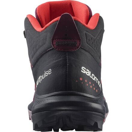 Походные ботинки Outpulse Mid GTX женские Salomon, цвет Grape Wine/Vanilla Ice/Poppy Red барабаш петлюра юрий в небо бог меня зовет…