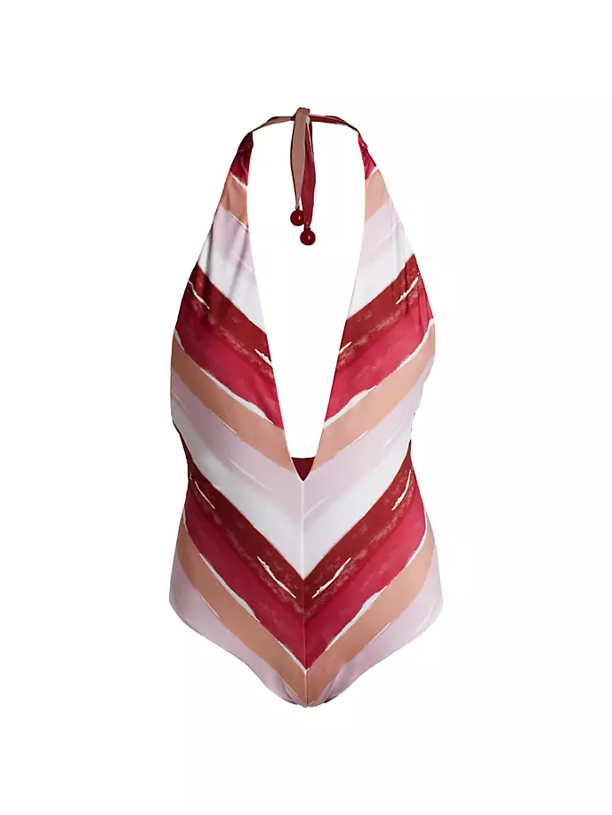

Сплошной купальник Macumba Silvia Tcherassi, цвет gradient plum