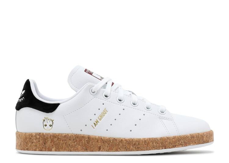 

Кроссовки Adidas MARVEL X WMNS STAN SMITH 'I AM GROOT', белый