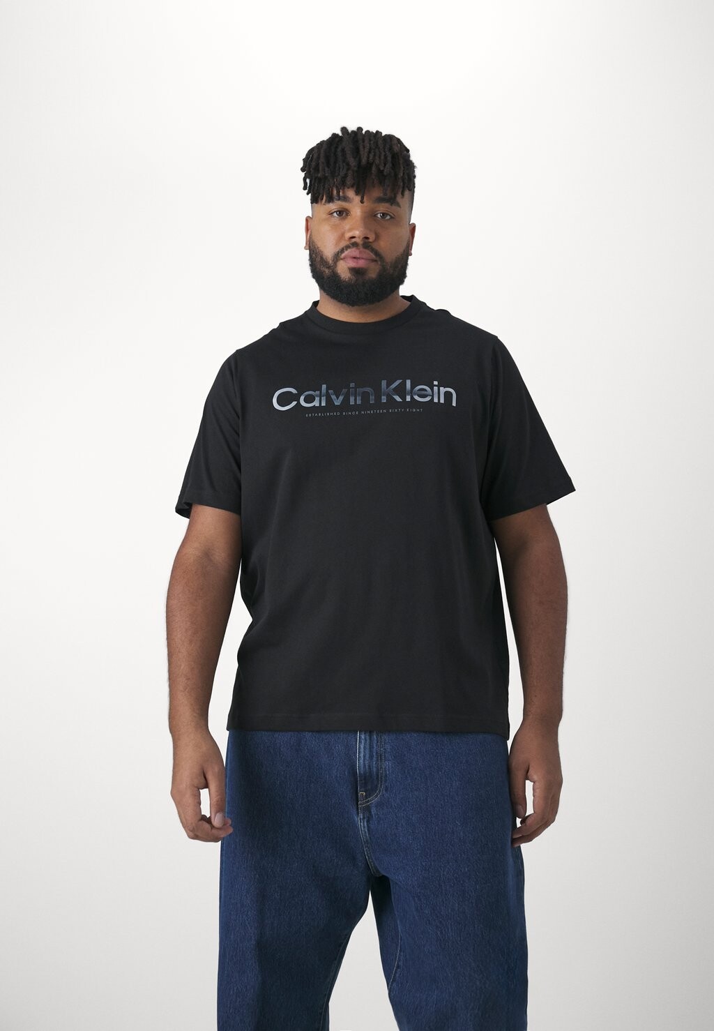 

Футболка с принтом DIFFUSED Calvin Klein, черный