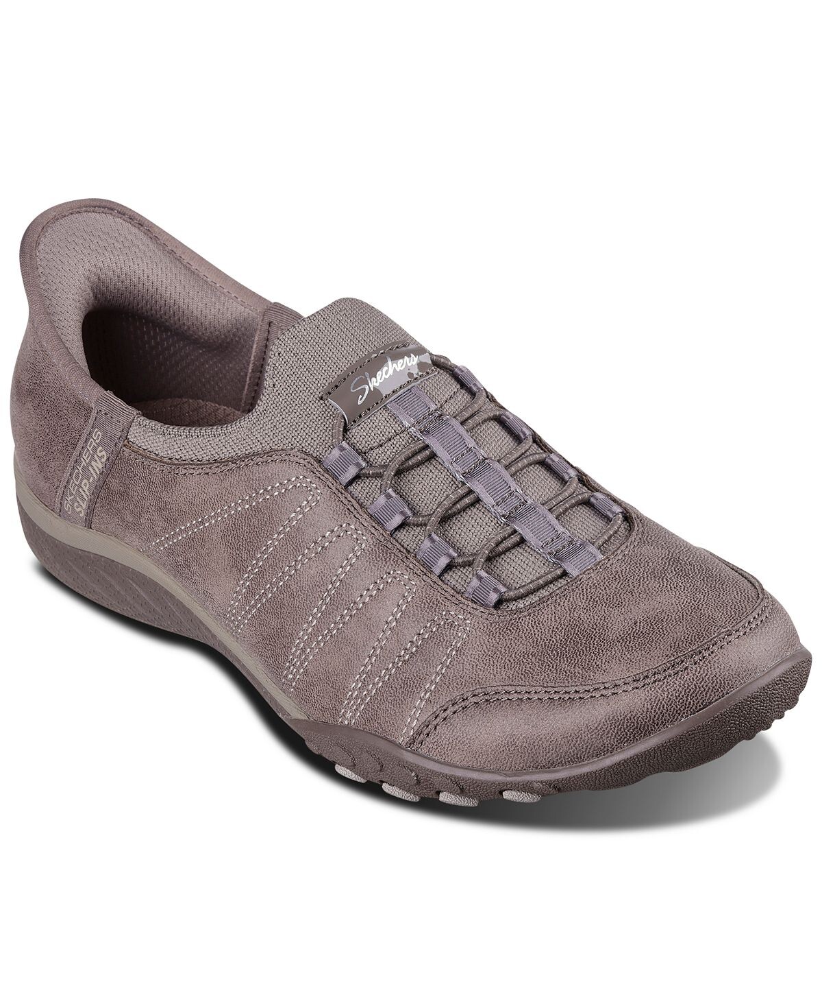 

Женские прогулочные кроссовки без шнуровки Breathe Easy от Finish Line Skechers