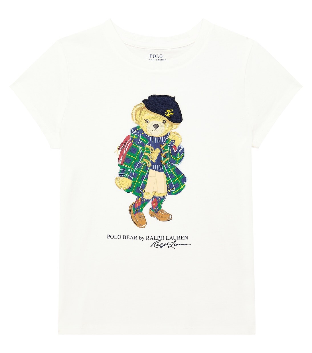 

Футболка polo bear из хлопкового джерси Polo Ralph Lauren Kids, синий