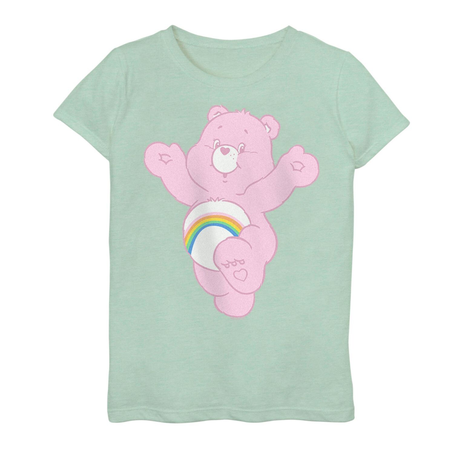 

Футболка с рисунком Care Bears Cheer Bear Hug для девочек 7–16 лет Licensed Character