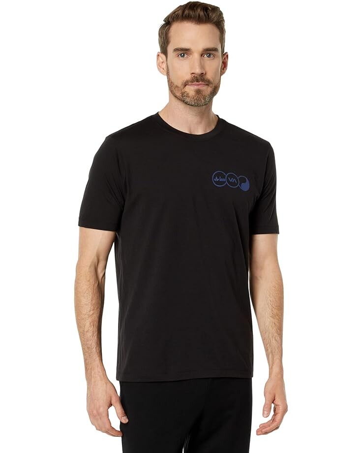 

Футболка RVCA Tri Balance Short Sleeve Tee, черный