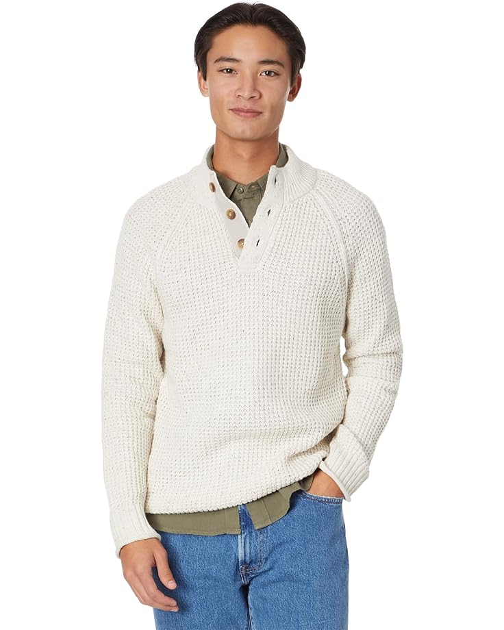 Свитер Lucky Brand Nep Mock Neck Sweater, белый свитер lucky brand crew neck sweater цвет tinsel