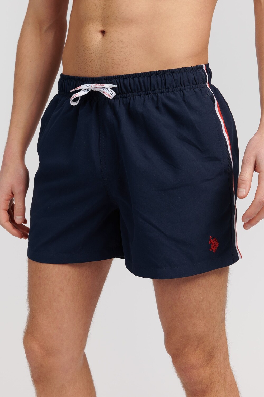 

Синие шорты для плавания с тесьмой U.S. Polo Assn, синий