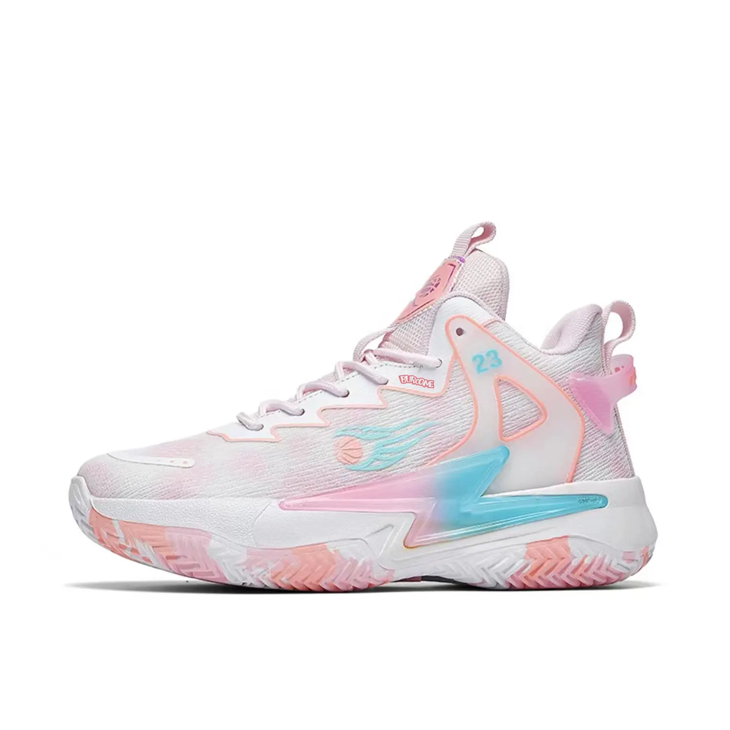 

Баскетбольные кроссовки Basketball Shoes Unisex Low-Top Burcome, цвет Mandarin Duck Blue/Green (random left/right)