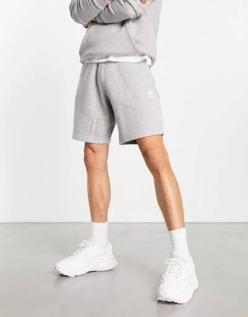 adidas Originals – Essentials – Серые шорты леггинсы hd4368 adidas g3stight medium grey heather 110