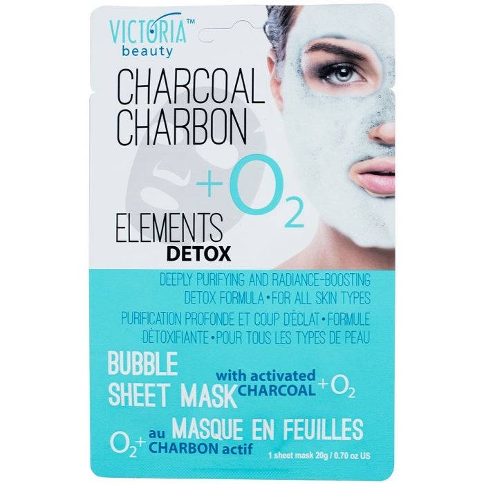 Маска для лица Mascarilla Facial Elements Detox con Carbón Victoria Beauty, 1 unidad маска для лица eveline разглаживающий ритуал с углем