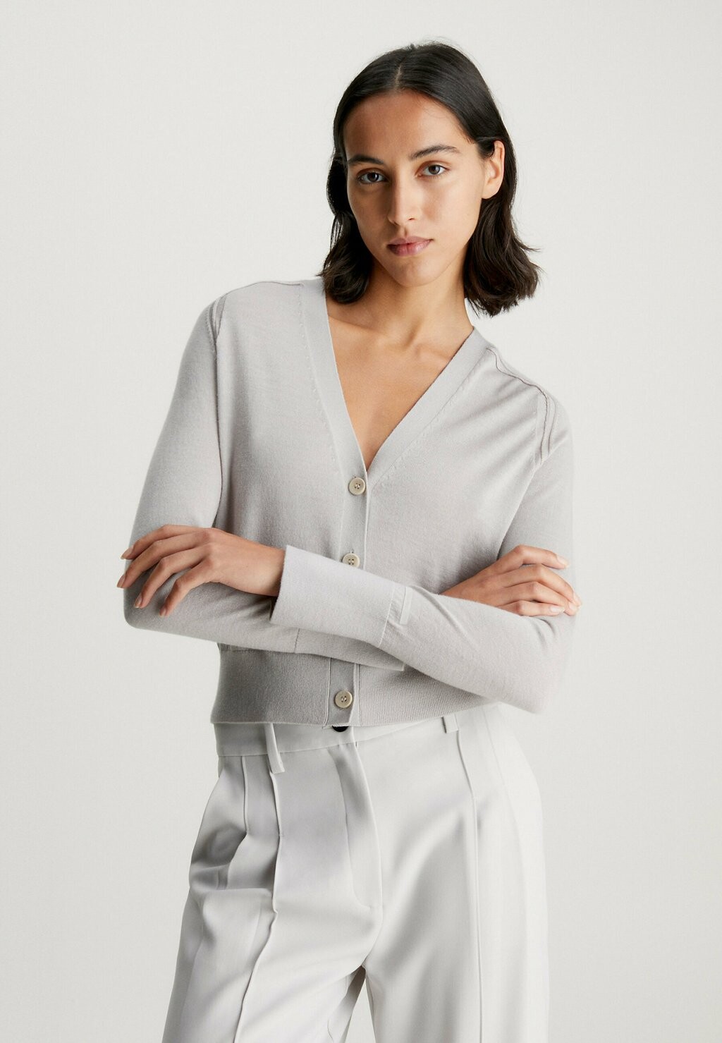 

Кардиган FINE Calvin Klein, цвет morning haze
