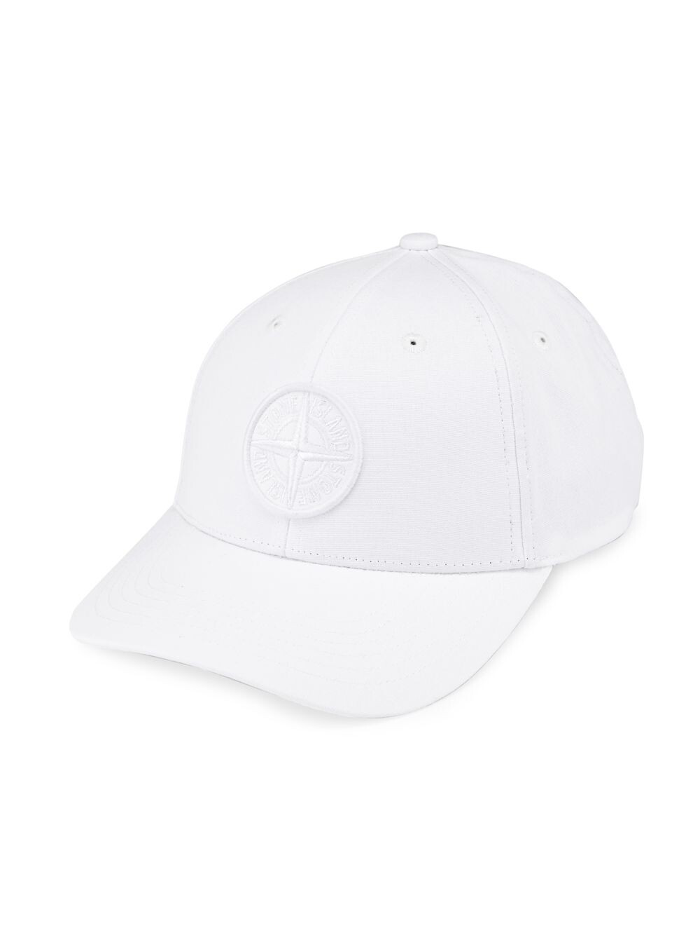 

Кепка из смесовой шерсти с логотипом Stone Island, белый