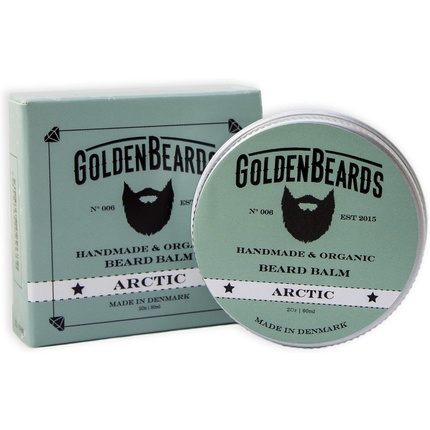 Органический бальзам для бороды 60мл Арктика, Golden Beards Kobenhavn Balm
