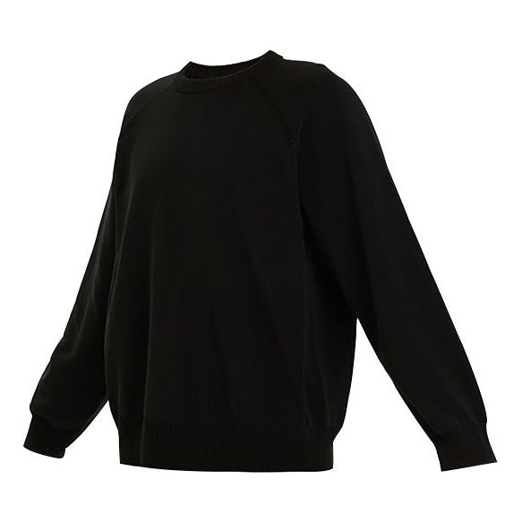 Толстовка Men's Y-3 SS21 Loose Round Neck Long Sleeves Pullover Black, черный футболка y 3 adidas размер xs черный
