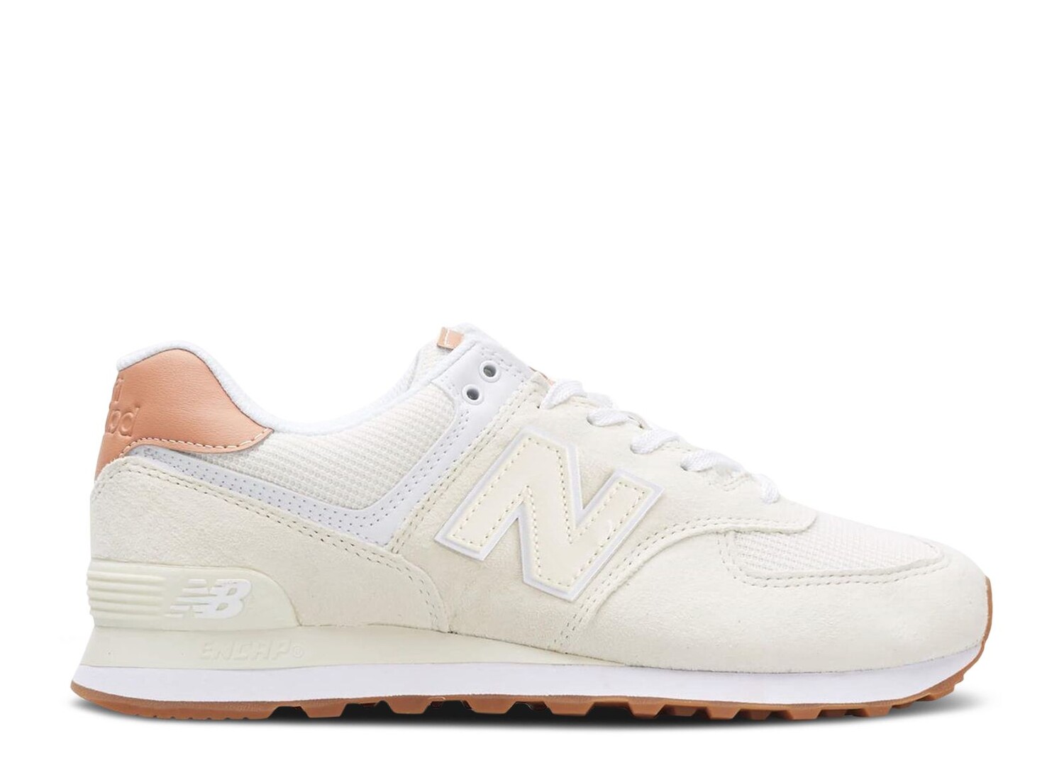 

Кроссовки New Balance 574 'Ecru Tint Mahogany', белый