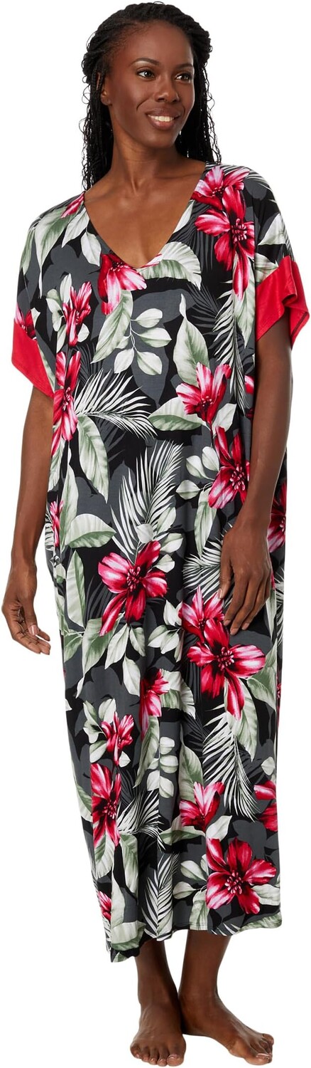 

Кафтан с короткими рукавами Tommy Bahama, цвет Black Tropical