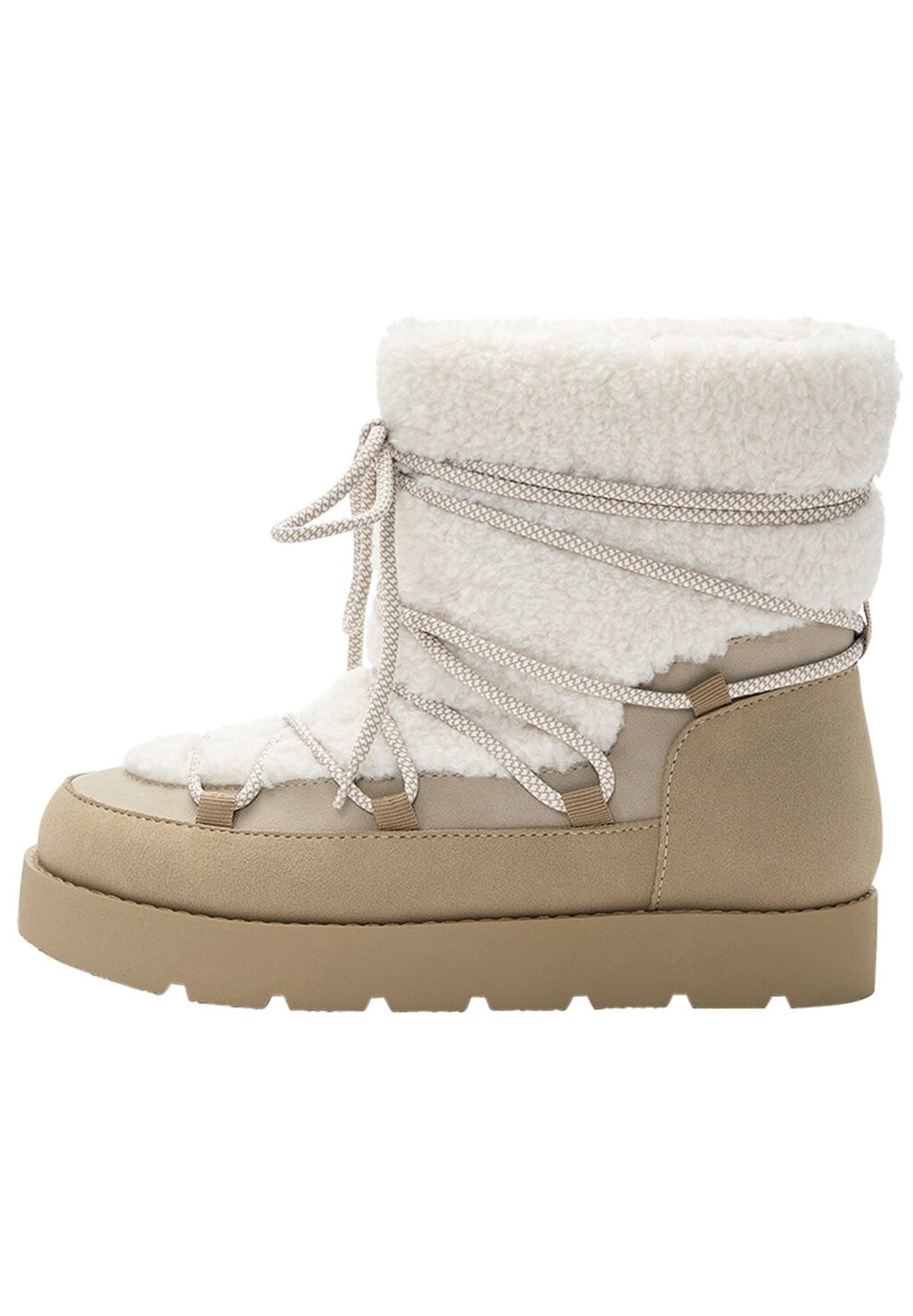 

Зимние ботинки PULL&BEAR, цвет beige